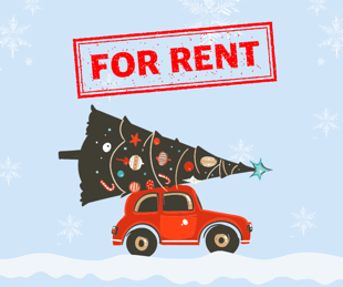For Rent Christmas Tree