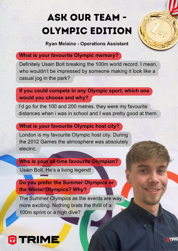 Meet the Team - Olympic Edition, Ryan Melanie - Operations Assistant 