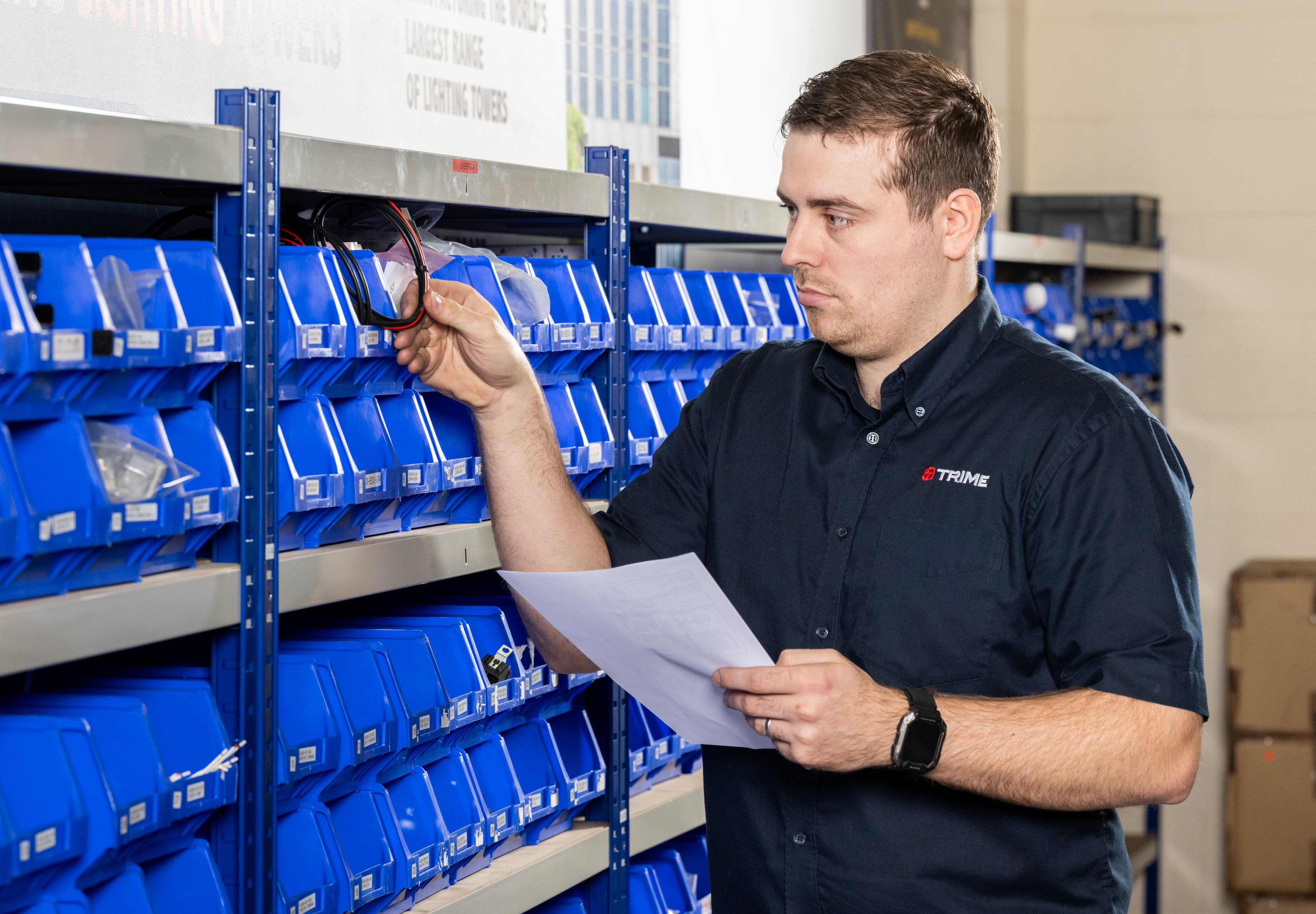 We promote Marcus Wilson as our new Spare Parts Manager