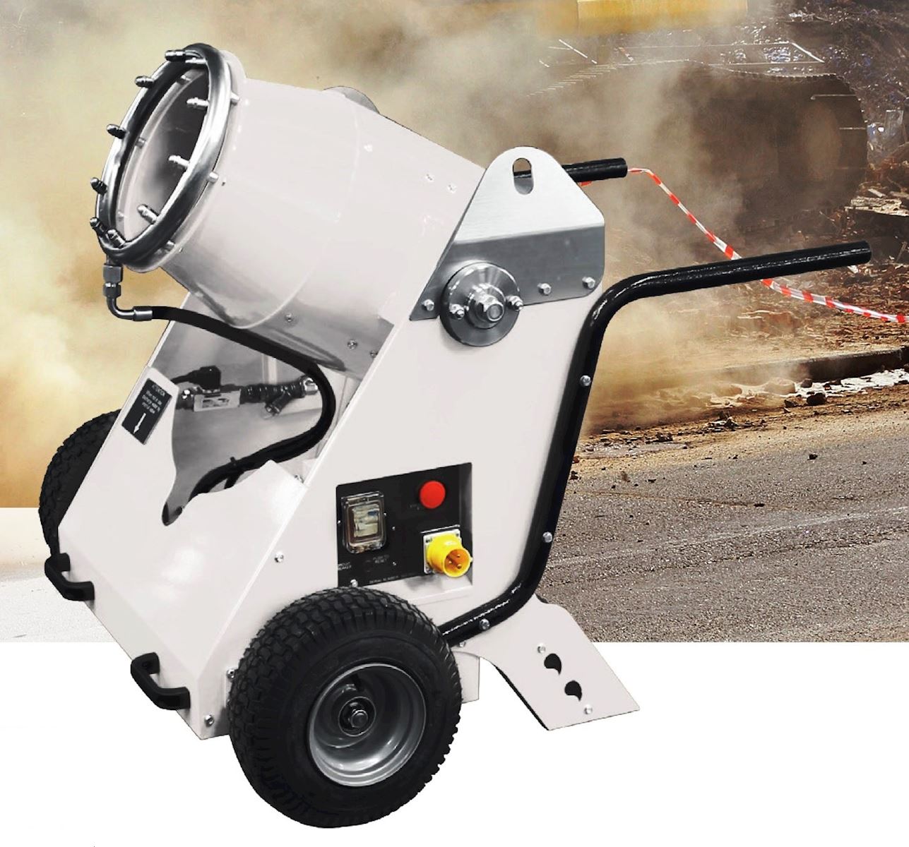 Start fighting dust the X-DUST – portable site dust suppression