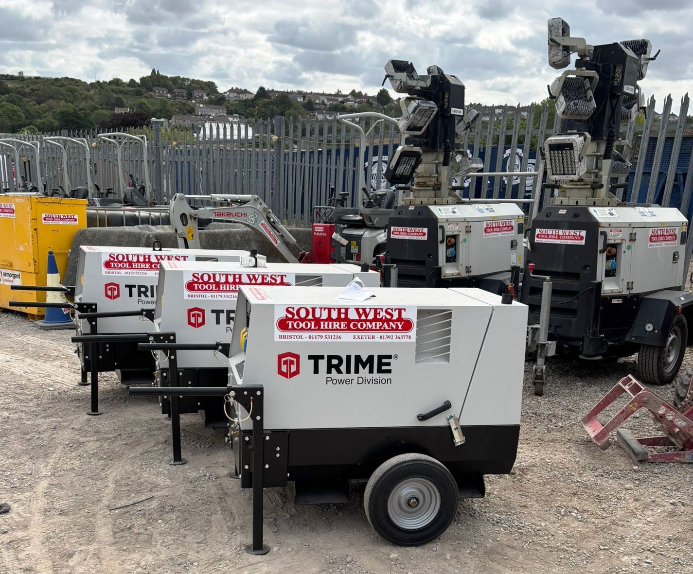 South West Tool Hire selects our generators